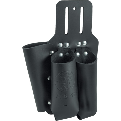 &eacute;tui pour pinces, r&egrave;gle & tournevis, Porte-outil multiple, Cuir, 3 Poches Groupe Belzile Dickner