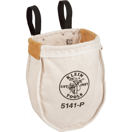 Sac &agrave; outils utilitaire avec connexion &agrave; boucle, Toile, 2 pochettes, Beige/Noir Groupe Belzile Dickner