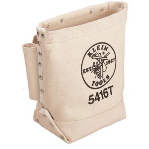 Bull-Pin & Bolt Tool Bag with Tunnel Loop, Tool Holder, Canvas, 3 Pockets Groupe Belzile Dickner
