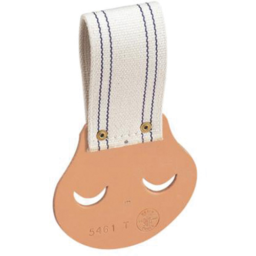 Spud Wrench Holder with Cotton Web Tunnel Connection, Tool Holder, Leather, 2 Pockets Groupe Belzile Dickner