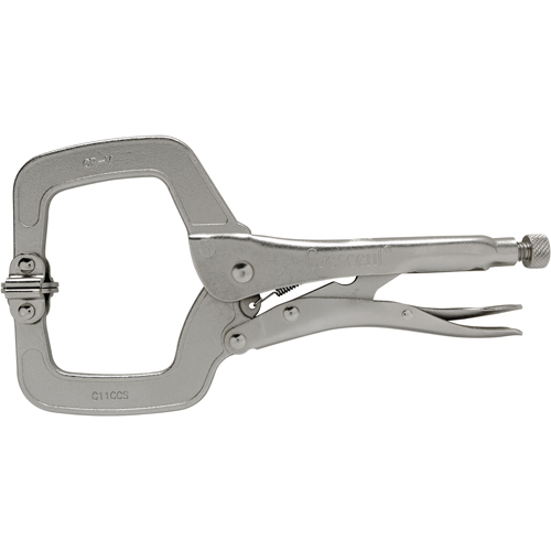 Locking Pliers, 11" Length, C-Clamp Groupe Belzile Dickner