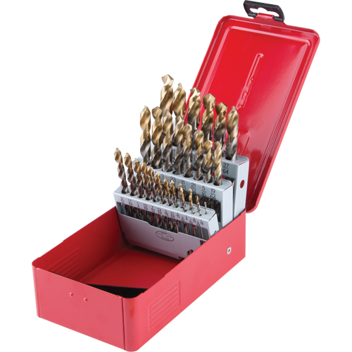 Jobber Drill Set, 29 Pieces, High Speed Steel Groupe Belzile Dickner