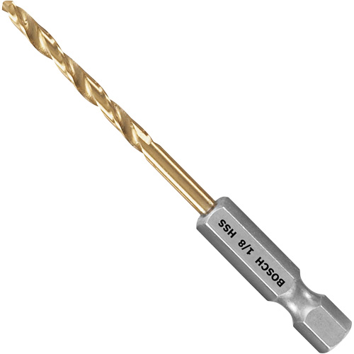 Impact Tough Drill Bit, High Speed Steel, 1-3/4" Flute, 135° Point Groupe Belzile Dickner