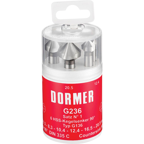 Jeu de fraises coniques 90°, 6 morcea Groupe Belzile Dickner