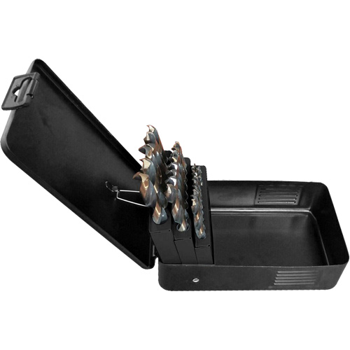 Jeu de forets s&eacute;rie courte, 29 morceaux, Acier rapide Groupe Belzile Dickner