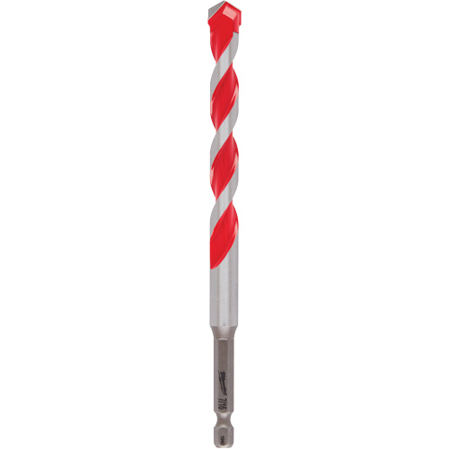 Foret &agrave; queue r&eacute;duite pour perceuse &agrave; percussion Shockwave, 7/16", Carbure, Cannelure 4" Groupe Belzile Dickner