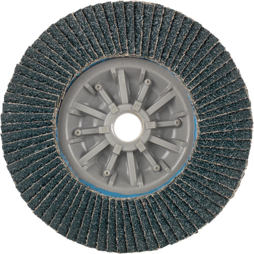 Long Life C-Trim Flap Disc, 4-1/2" x 5/8"-11, Type 27, 40 Grit, Zirconia Alumina Groupe Belzile Dickner