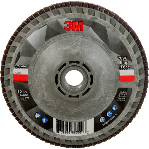 Disque &agrave; lamelles &agrave; changement rapide 769F, 4-1/2" x 5/8"-11, Type 27, Grain 120+, C&eacute;ramique Groupe Belzile Dickner