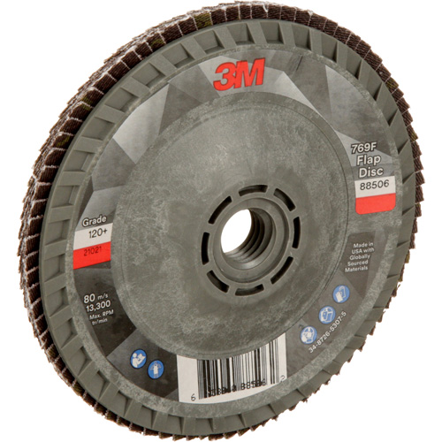 Disque &agrave; lamelles &agrave; changement rapide 769F, 4-1/2" x 5/8"-11, Type 29, Grain 120+, C&eacute;ramique Groupe Belzile Dickner