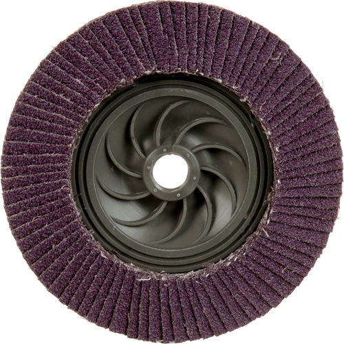 Disque &agrave; lamelles &agrave; changement rapide 769F, 5" x 5/8"-11, Type 29, Grain 40+, C&eacute;ramique Groupe Belzile Dickner