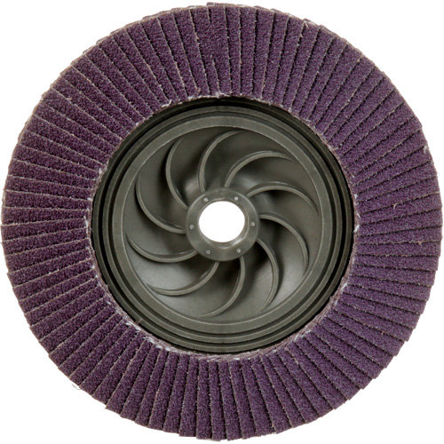 Disque &agrave; lamelles &agrave; changement rapide 769F, 5" x 5/8"-11, Type 29, Grain 60+, C&eacute;ramique Groupe Belzile Dickner