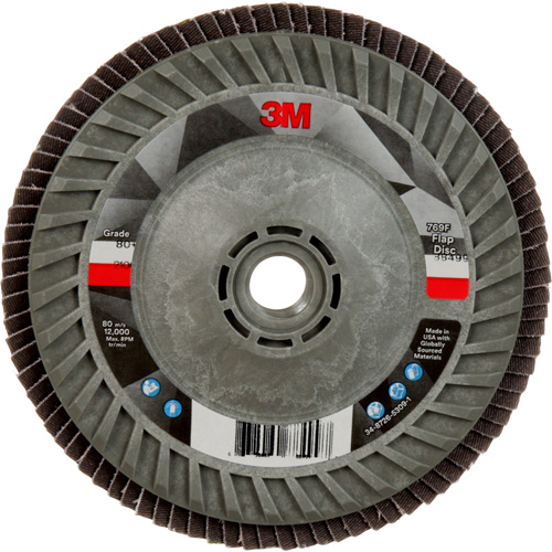 769F Quick Change Flap Disc, 5" x 5/8"-11, Type 29, 80+ Grit, Ceramic Groupe Belzile Dickner
