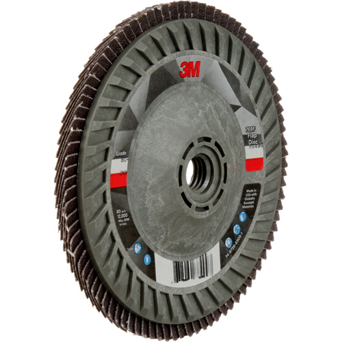 769F Quick Change Flap Disc, 5" x 5/8"-11, Type 29, 80+ Grit, Ceramic Groupe Belzile Dickner