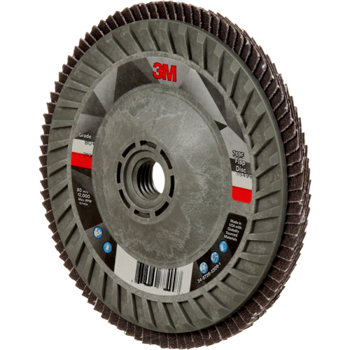 769F Quick Change Flap Disc, 5" x 5/8"-11, Type 29, 80+ Grit, Ceramic Groupe Belzile Dickner