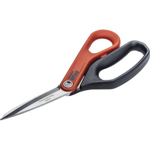 Stainless Steel All Purpose Tradesman Shears, 8-1/2", Rings Handle Groupe Belzile Dickner