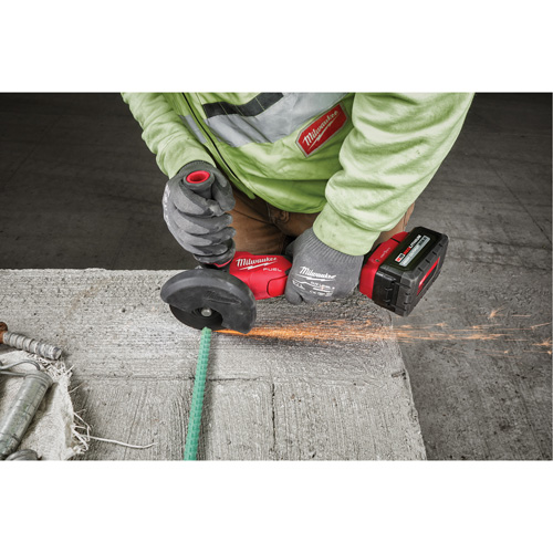 M18 Fuel No-Lock Braking Grinder with One-Key Paddle Switch Kit, 4-1/2" or 5" Wheel, 18 V Groupe Belzile Dickner