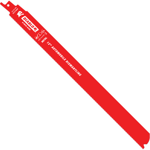 Lame de scie alternative autod&eacute;montage, Bim&eacute;tal, 14-18 Dents par pouce, 12" lo x 1" la Groupe Belzile Dickner