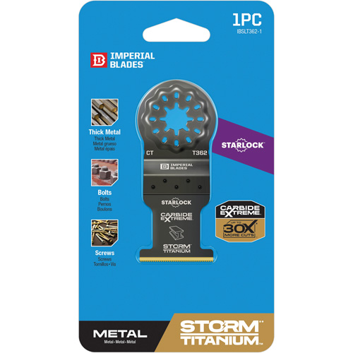 Starlock Carbide Extreme Storm Titanium Metal Blade Groupe Belzile Dickner
