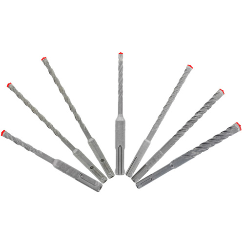 Jeu de forets pour marteau &agrave; t&ecirc;te enti&egrave;rement au carbure &agrave; 4 couteaux SDS-Plus Rebar Demon, 7 morceaux, Carbure Groupe Belzile Dickner