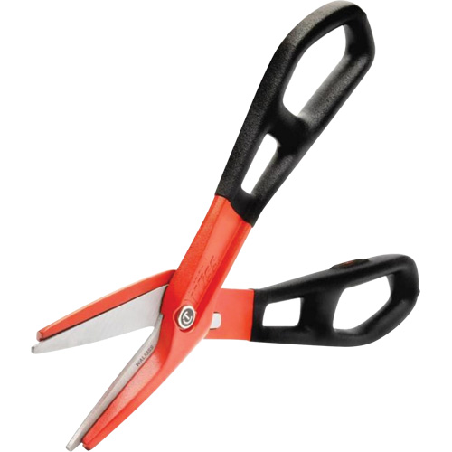 Cisaille d'&eacute;tain en aluminium dentel&eacute; de 13" avec poign&eacute;e tremp&eacute;e, Longueur de coupe de 3", Coupe Droit Groupe Belzile Dickner