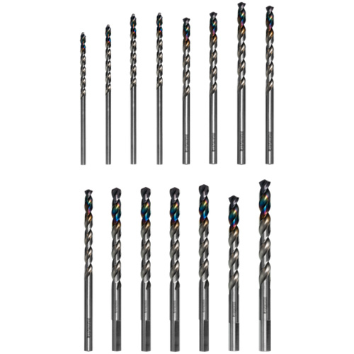 Jeu de forets Metal Demon pour aciers doux, tremp&eacute;s et inoxydables, 15 morcea Groupe Belzile Dickner