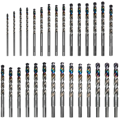 Jeu de forets Metal Demon pour aciers doux, tremp&eacute;s et inoxydables, 29 morcea Groupe Belzile Dickner
