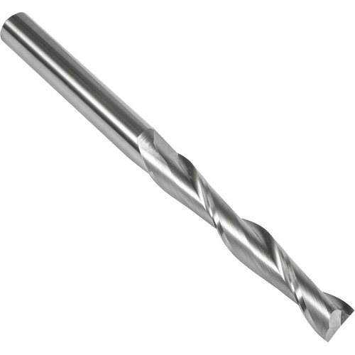 Fraise en bout carr&eacute;e extra longue 30° S111, 1/2" dia., 6" lo, 2 cannelures, 1/2" tige, Carbure Groupe Belzile Dickner