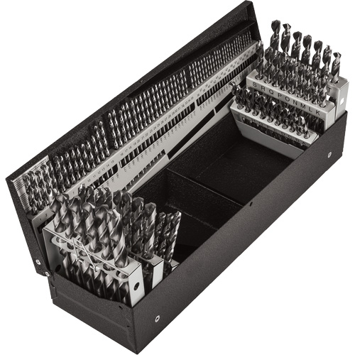 Jobber Length Combination Drill Bit Set, 114 Pieces, High Speed Steel Groupe Belzile Dickner