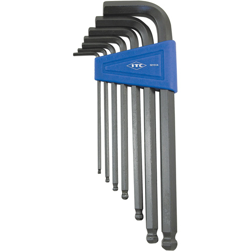 Ball Nose Hex Key Set, 7 Pcs., Metric Groupe Belzile Dickner