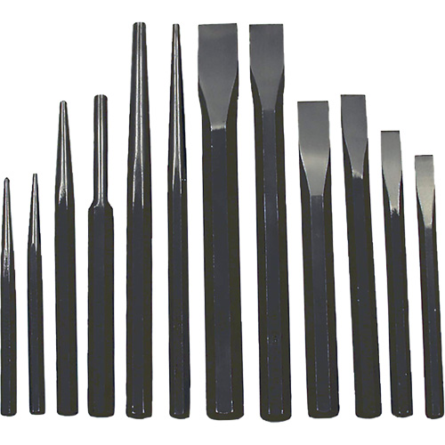IPC-12 Jumbo Punch & Chisel Set, 12 Pieces Groupe Belzile Dickner
