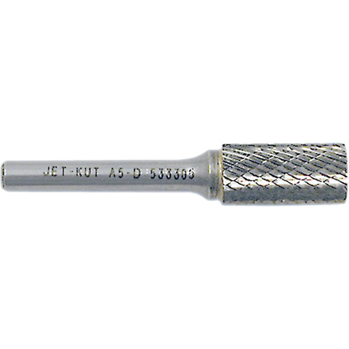 JET-KUT Cylindrical Shape Bur, 3/8" Dia., 1/4" Shank, 3/4" Depth of Cut Groupe Belzile Dickner