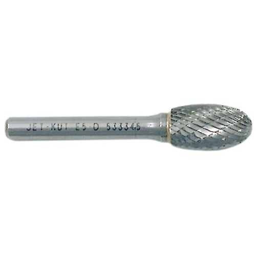 Fraise rotative de forme ovale, 1/2" dia., 1/4" Tige, 7/8" Prof. de la coupe Groupe Belzile Dickner