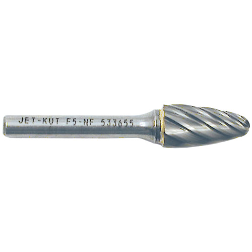 Fraise &agrave; bout rond F5-NF 1/4" pour aluminium/mat&eacute;riaux non ferreux, 1/2" dia. Groupe Belzile Dickner