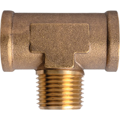 Branch Tees Extruded Male On Branch, Brass, 1/2" Groupe Belzile Dickner