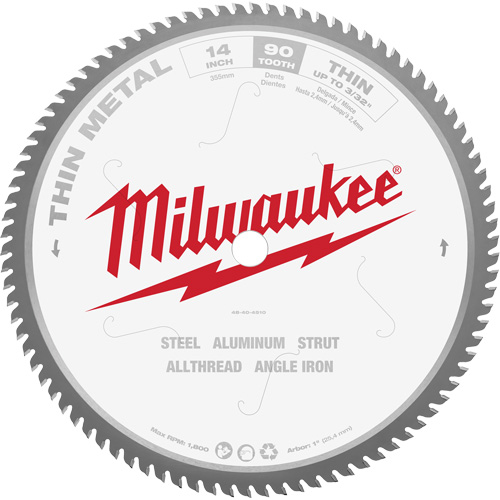 Endurance&reg; Circular Saw Blade, 14", 90 Teeth, Metal Use Groupe Belzile Dickner