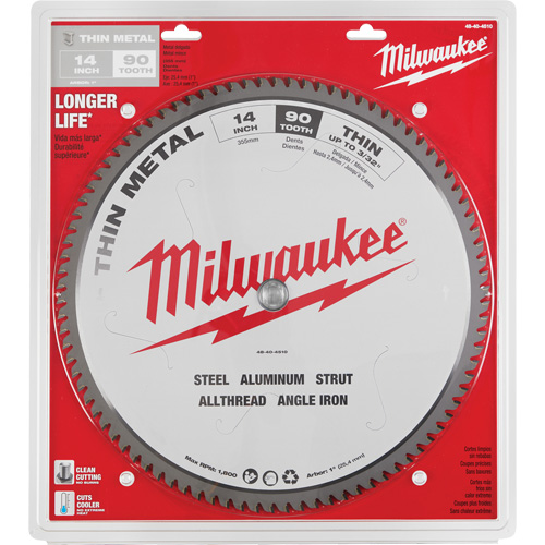 Endurance&reg; Circular Saw Blade, 14", 90 Teeth, Metal Use Groupe Belzile Dickner