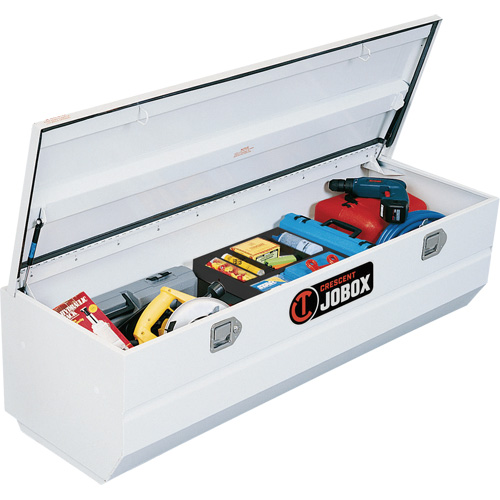 Coffre &agrave; outils robuste pour camion, 20-1/4" x 58-1/2" x 19", Acier, Beige/Noir/Bleu/Brun/Vert/Gris/Orange/Rouge/Argent/Havane/Jaune Groupe Belzile Dickner