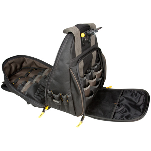 Techgear 53-Pocket Tool Backpack, 16" L x 13-1/4" W, Black, Polyester Groupe Belzile Dickner