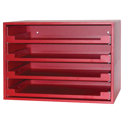 R&acirc;telier avec compartiments, 15" P x 21" la x 15" h, Rouge Groupe Belzile Dickner
