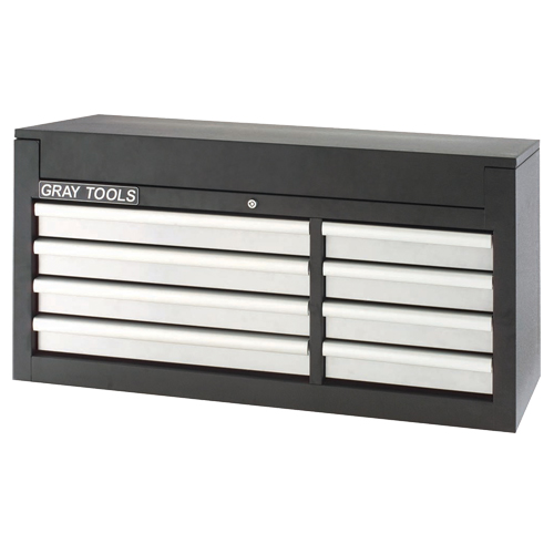 Top Chest - 8 Drawers, 53-3/8" W, 8 Drawers, Black Groupe Belzile Dickner