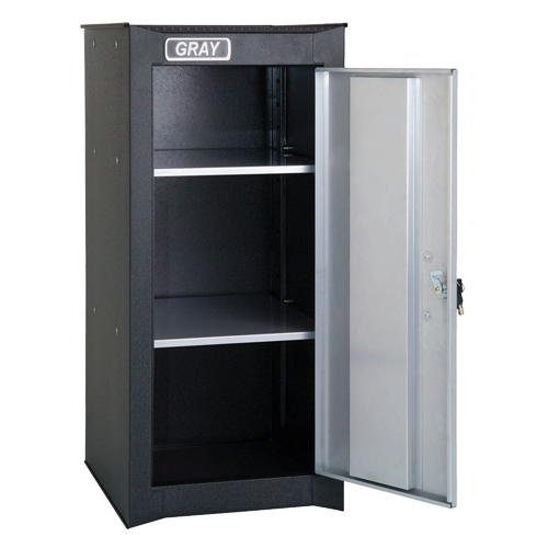 Side Rider Cabinet, 2 Drawers, 14-3/4" W x 18" D x 33-3/4" H, Black Groupe Belzile Dickner