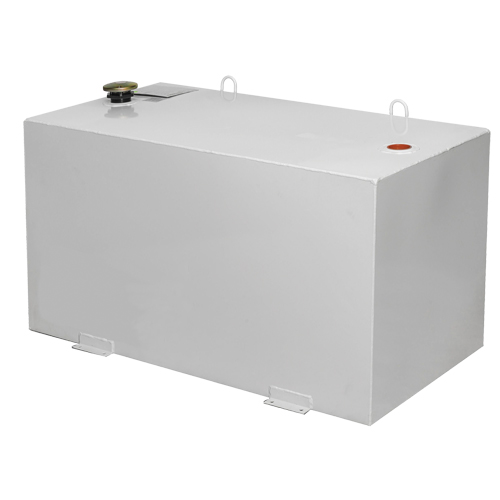 R&eacute;servoir de transfert pour carburant en acier, Acier, Capacit&eacute; 100 gal., Blanc Groupe Belzile Dickner