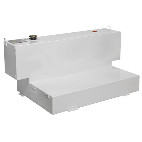 R&eacute;servoir de transfert pour carburant en acier, Acier, Capacit&eacute; 100 gal., Blanc Groupe Belzile Dickner
