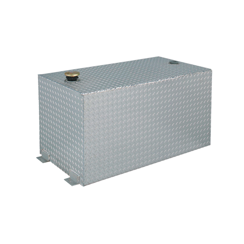 R&eacute;servoir de transfert pour carburant en aluminium, Aluminium, Capacit&eacute; 100 gal., Argent Groupe Belzile Dickner