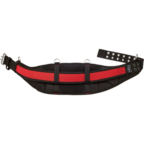 Ceinture de travail matelass&eacute;e, Nylon, Noir/Rouge Groupe Belzile Dickner