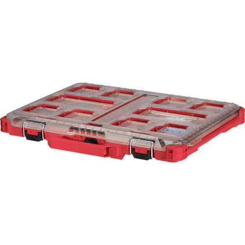 Packout Low-Profile Organizer, 19-3/4" x 16-2/5" x 2-1/2", Black/Red Groupe Belzile Dickner