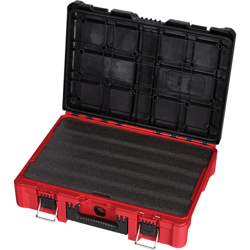 Coffre &agrave; outils avec partitions ajustables Packout, 20-7/10" x 15-1/5" x 6-1/5", Noir/Rouge Groupe Belzile Dickner