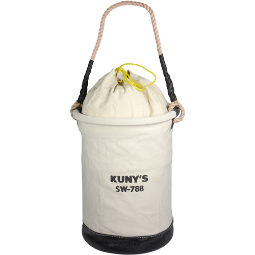 Sac &agrave; outils avec sommet style parachute, 11-1/2" lo x 11-1/2" la x 16" h, Toile, Beige Groupe Belzile Dickner