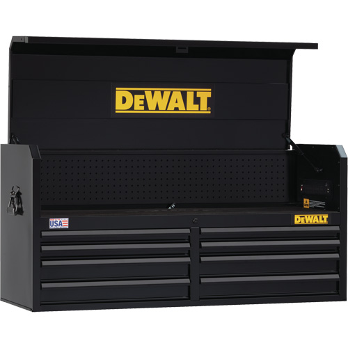 Tool Chest, 51-1/2" W, 8 Drawers, Black Groupe Belzile Dickner