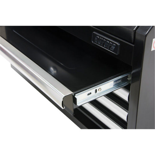 Industrial Tool Chest, 26" W, 4 Drawers, Black Groupe Belzile Dickner